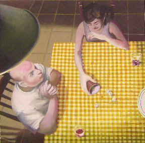 Es in den H�nden haben, 2008, 70 x 70 cm